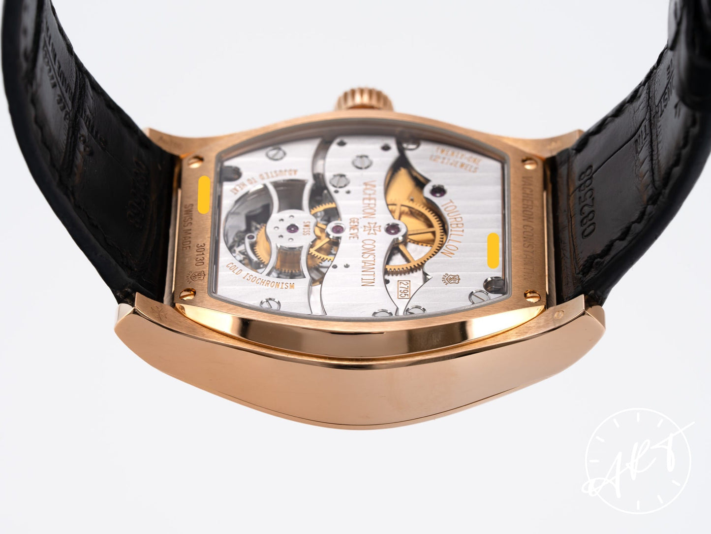 Vacheron Constantin Malte Tourbillon Dark Gray Dial 18K RG Boutique Edition Watch 30130 BP