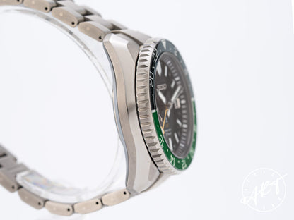 Seiko Prospex LX GMT Titanium Spring Drive US SE Diver Watch SNR053 BP