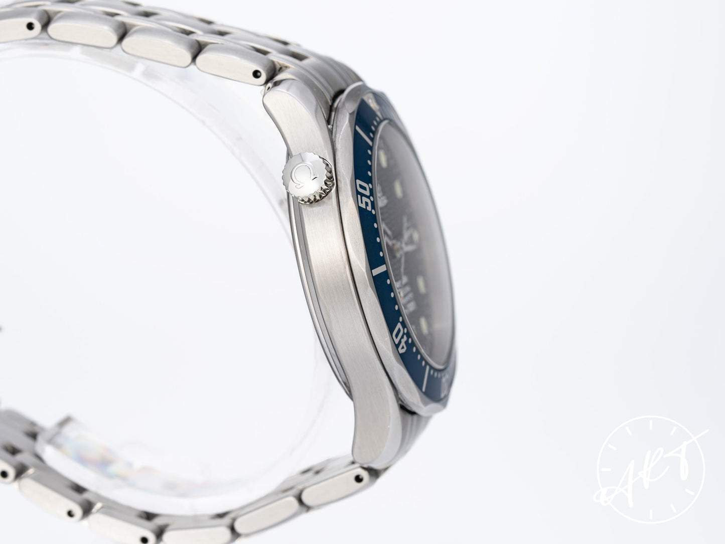 Omega Seamaster 300 Blue Wave Dial “James Bond” SS Diver Watch 2531.80.00 BP