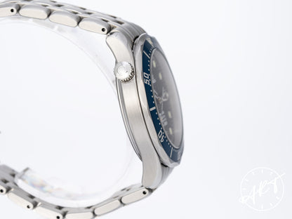 Omega Seamaster 300 Blue Wave Dial “James Bond” SS Diver Watch 2531.80.00 BP