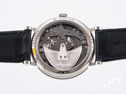 Breguet Tradition Retrograde Second Black & Silver Dial 18K WG Watch 7097BB BP