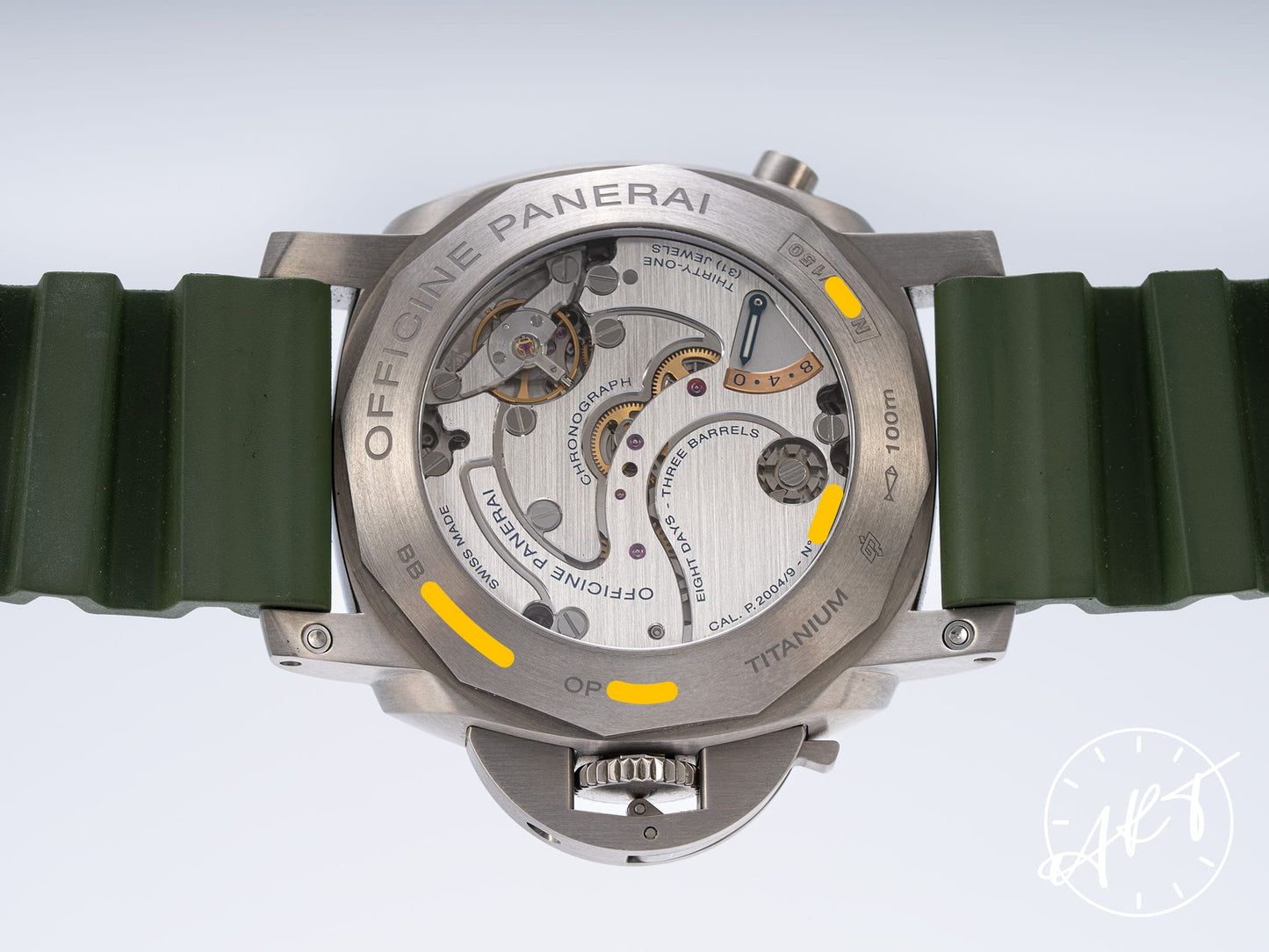 Panerai PAM 345 Luminor 1950 Left-Handed Monopulsante Titanium 150 Pcs Ltd Watch PAM00345 BP