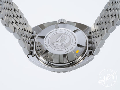 DOXA Sub 300 Orange Dial SS 50th Anniversary "Black Lung" Ltd Ed Watch BP