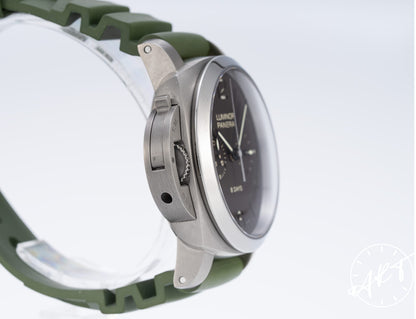 Panerai PAM 345 Luminor 1950 Left-Handed Monopulsante Titanium 150 Pcs Ltd Watch PAM00345 BP