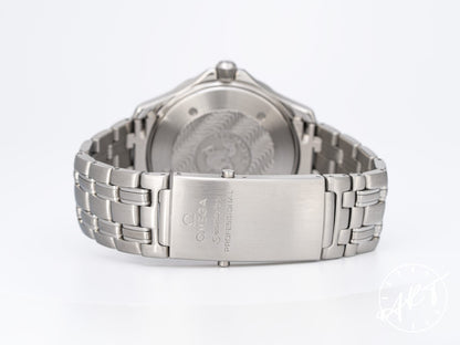 Omega Seamaster 300 Blue Wave Dial “James Bond” SS Diver Watch 2531.80.00 BP