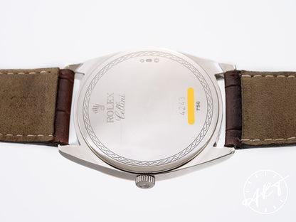 Rolex Cellini Danaos White Dial 18K RG & 18K WG Manual Watch 4243/9 w/ Box