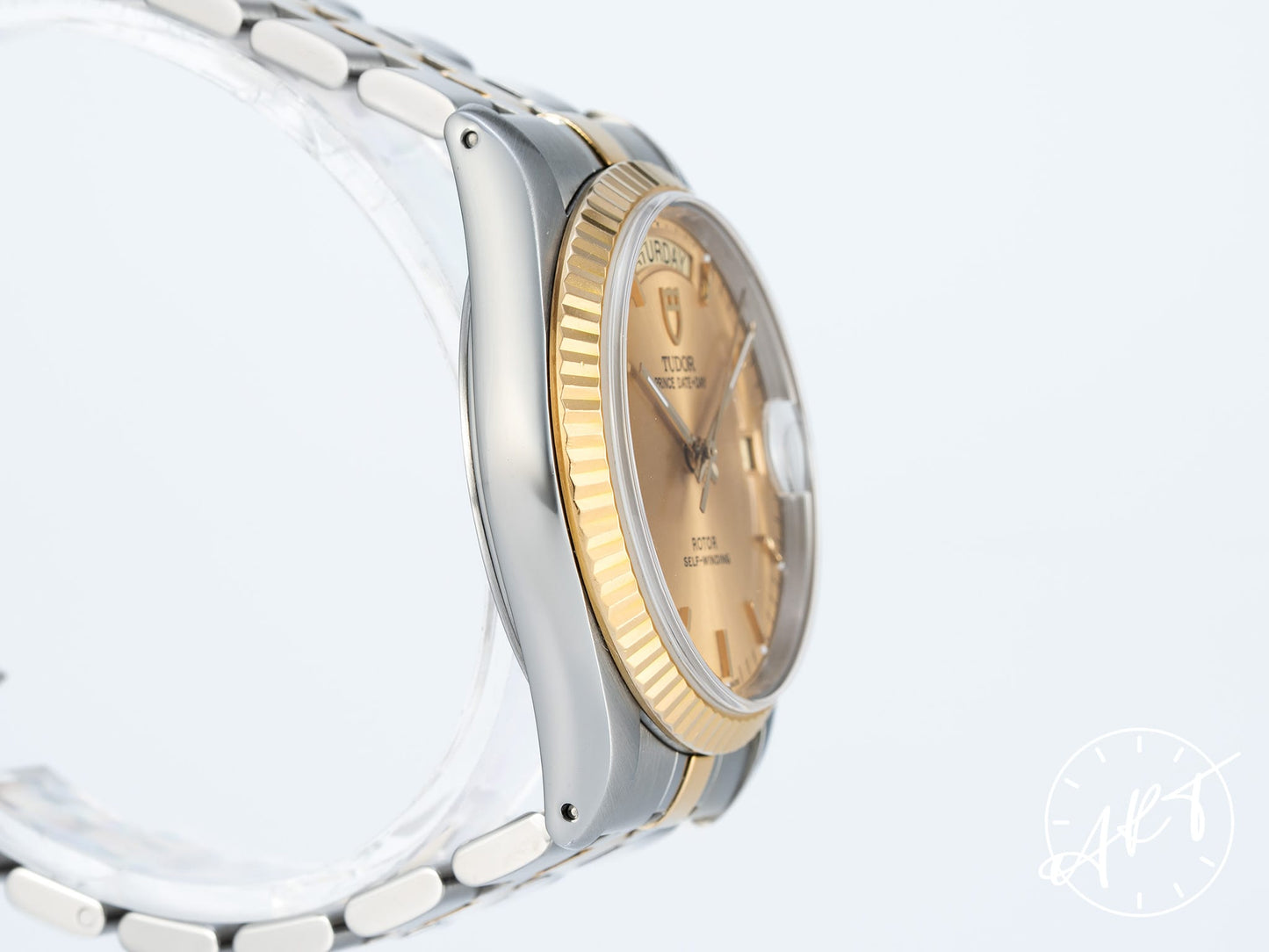 Tudor Prince Day-Date Gold Dial Two-Tone 18K Gold & SS Auto Watch 76213