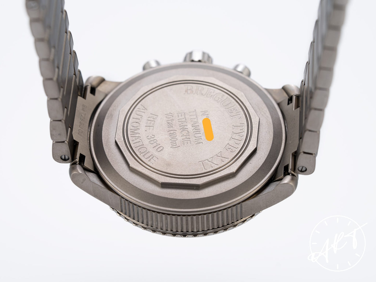 Breguet Type XXI Transatlantique Flyback Chrono Black Dial Titanium Watch 3810TI BP
