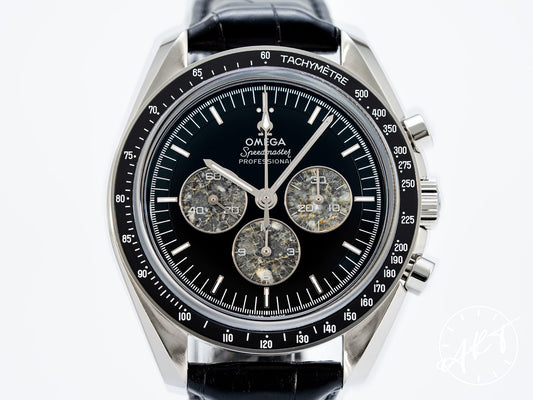 Omega Speedmaster Cal 321 Black Onyx & Meteorite Dial Platinum Manual Watch BP
