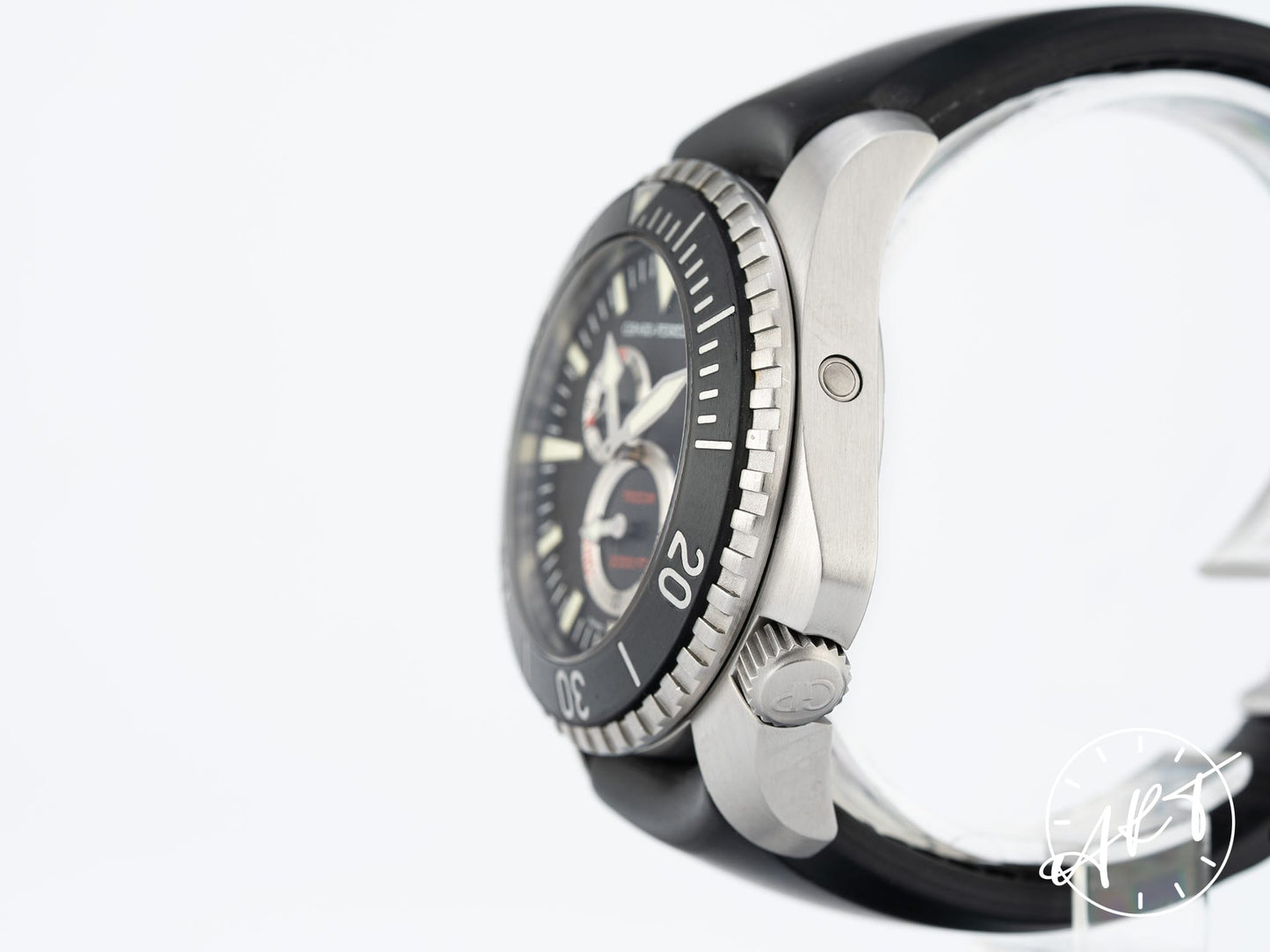 Girard-Perregaux Sea Hawk Pro II 1000M Black Dial SS Auto Diver Watch 49950 BP