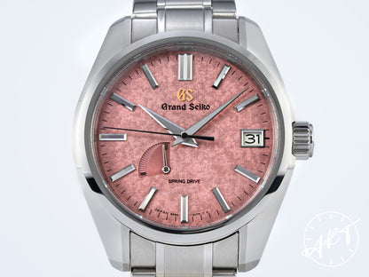 Grand Seiko Heritage Pink Kirazuri Dial Spring Drive US 300 Pcs Ltd Watch SBGA509 BP