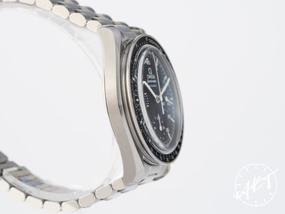 Omega Speedmaster Reduced Black Dial SS Auto Watch 3510.50.00 UNPOLISHED w/ B&P