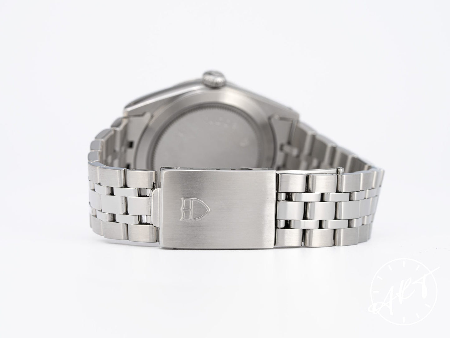 Tudor Prince Day-Date Silver Linen Dial SS Auto Watch 76214