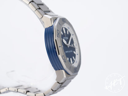 NEW Titoni Impetus CeramTech Blue Dial SS Auto Diver Watch 83765 w/ B&P