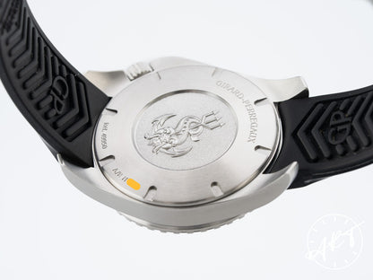 Girard-Perregaux Sea Hawk Pro II 1000M Black Dial SS Auto Diver Watch 49950 BP