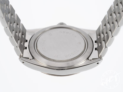 Tudor Prince Day-Date Silver Linen Dial SS Auto Watch 76214