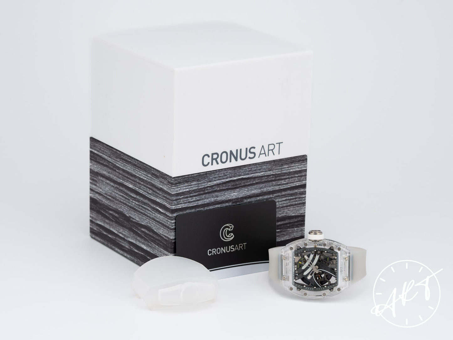 NEW Cronus Art Dreamland Skeleton Dial Crystal Auto Watch CM001-16S w/ B&P