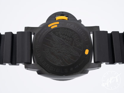 Panerai Submersible GMT Carbotech Navy SEALS 162 Pcs Ltd Watch PAM01324 BP