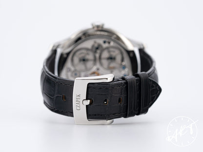 Czapek Quai des Bergues Blue Dial SS Midnight Blue 18 Pcs Ltd Watch BP
