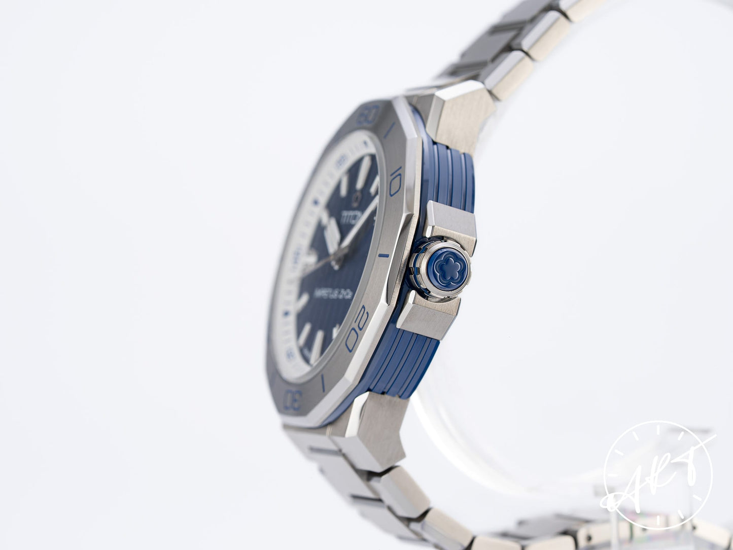 NEW Titoni Impetus CeramTech Blue Dial SS Auto Diver Watch 83765 w/ B&P