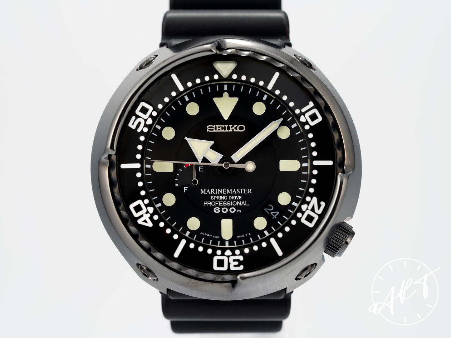 Seiko Prospex Marinemaster Spring Drive Tuna Titanium Watch SBDB009 BP