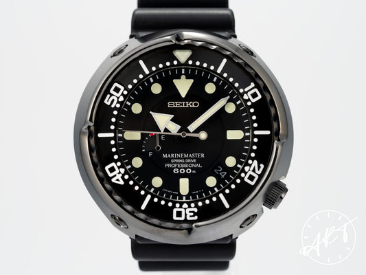 Seiko Prospex Marinemaster Spring Drive Tuna Titanium Watch SBDB009 BP