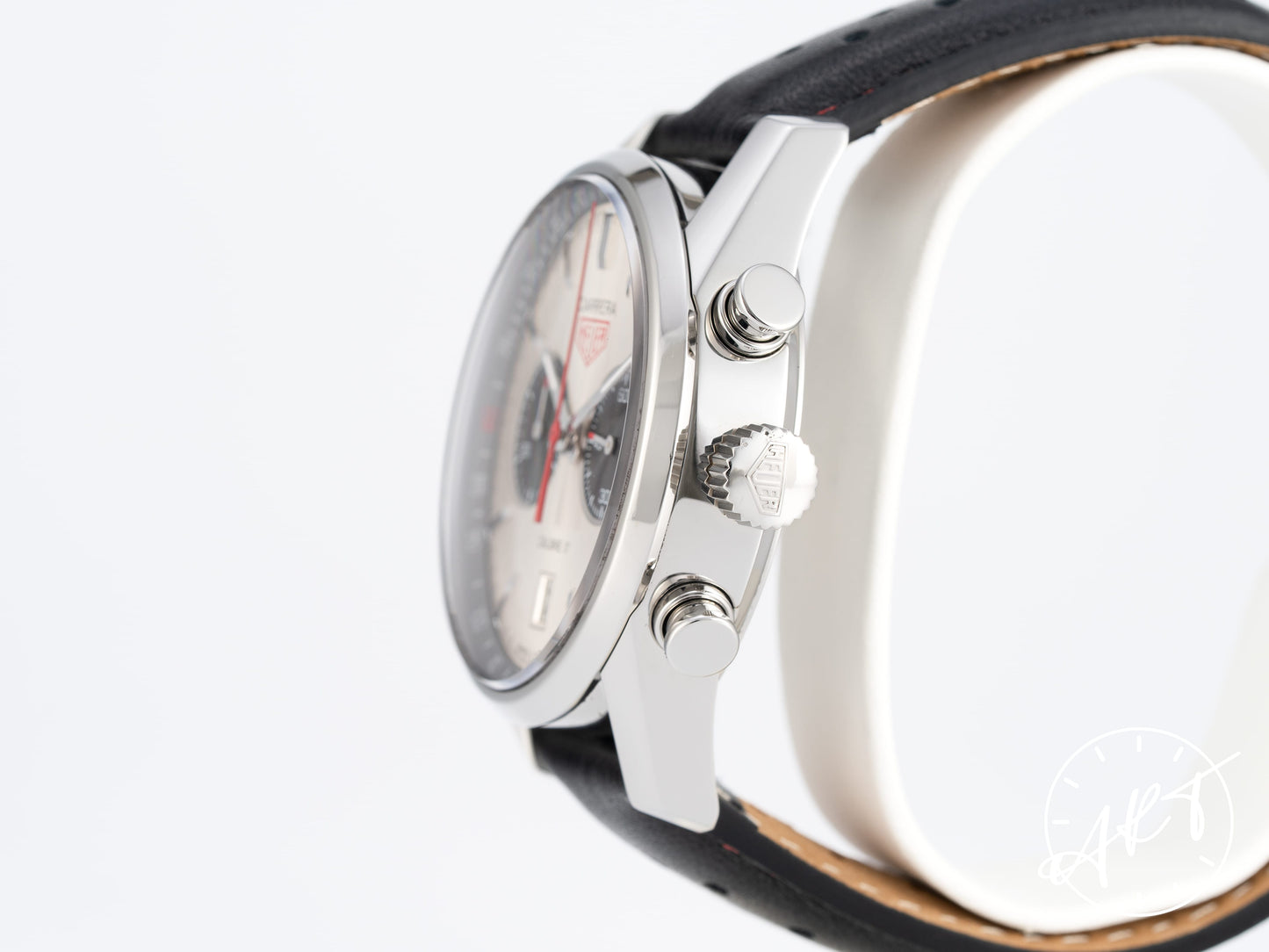 TAG Heuer Carrera Chrono Panda Dial SS Jack Heuer 80th Anniv Ltd Watch CV2119 BP