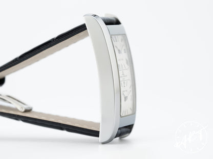 Baume & Mercier Hampton Dual Time Cream Dial SS Quartz Watch MV045121