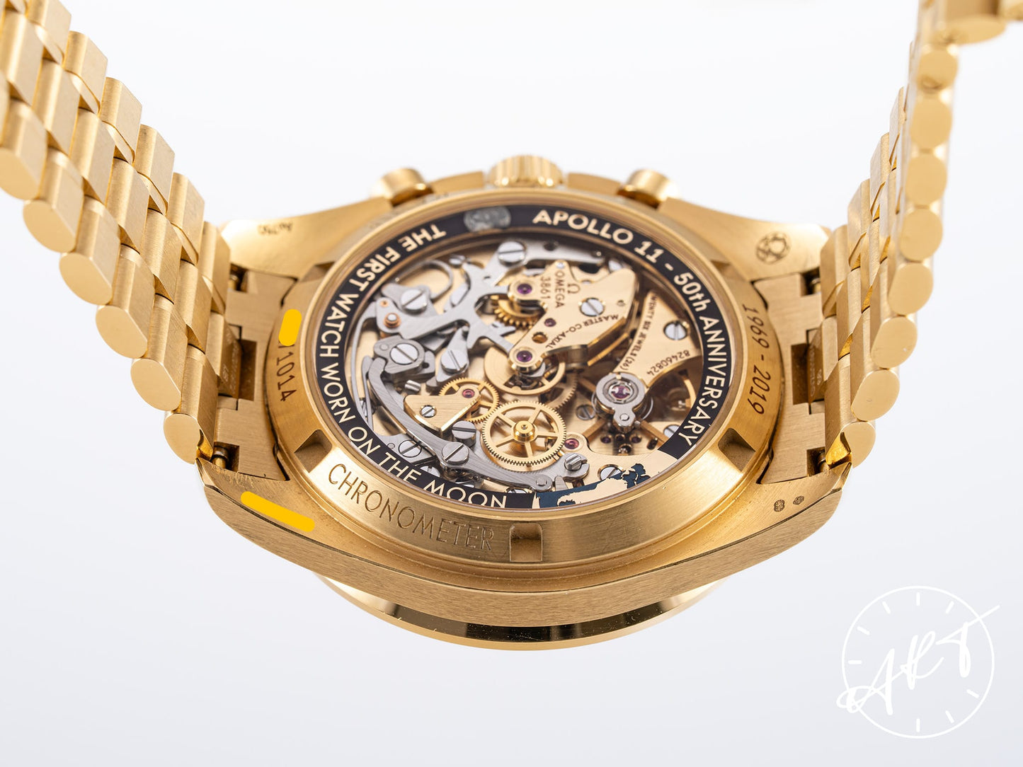 Omega Speedmaster Professional Moonshine Gold Apollo 11 50th Anniv Ltd Watch BP