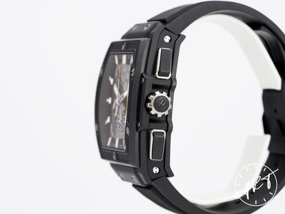 Hublot Spirit of Big Bang 45 Chrono Skeleton Dial “Black Magic” Ceramic Watch BP