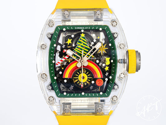 NEW Cronus Art Christmas Tree Skeleton Dial 150 Pcs Ltd Watch C28.CR.Y w/ B&P
