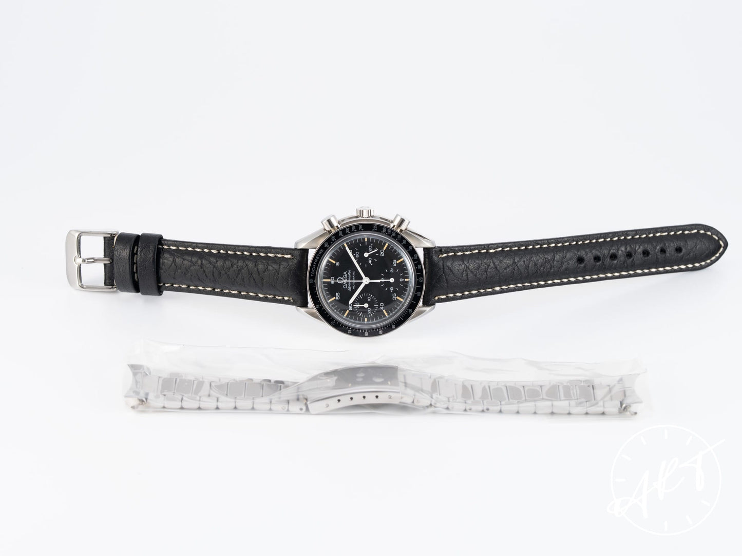 Omega Speedmaster Reduced Black Dial Lume Matching Patina Watch 3510.50.00