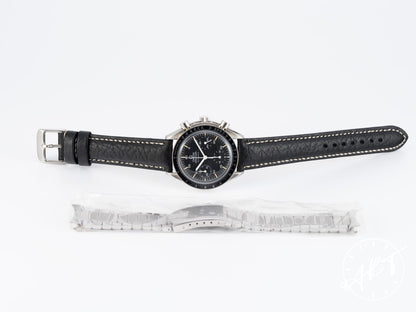 Omega Speedmaster Reduced Black Dial Lume Matching Patina Watch 3510.50.00