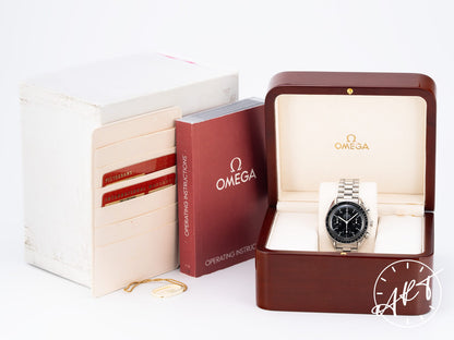 Omega Speedmaster Reduced Chronograph Black Dial SS Auto Pilot Watch 3510.50.00