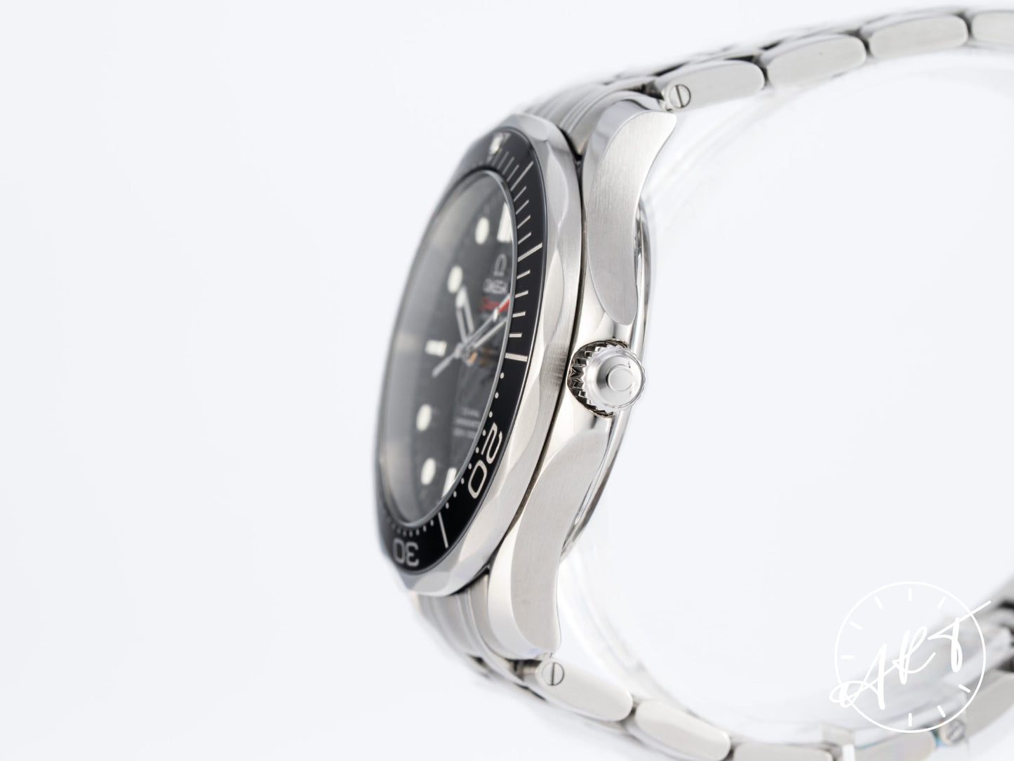 Omega Seamaster Diver 300M Co-Axial Black Dial SS James Bond 50th Anniv Watch