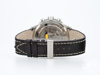 Breguet Type XXI Flyback Chronograph Black Dial SS Auto Watch 3810ST w/ B&P