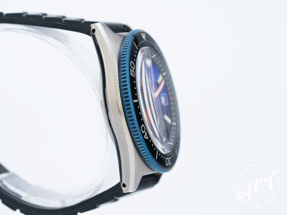 Seiko Prospex PADI Black & Blue Dial SS Auto Special Edition Diver Watch SBDC055