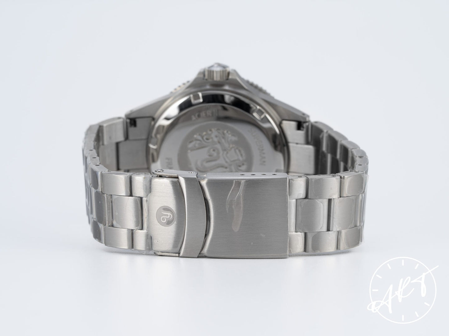 NEW Yema Superman II Black Maxi Dial Stainless Steel Auto Diver Watch w/ B&P