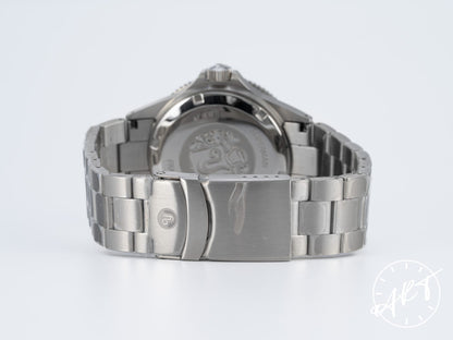 NEW Yema Superman II Black Maxi Dial Stainless Steel Auto Diver Watch w/ B&P