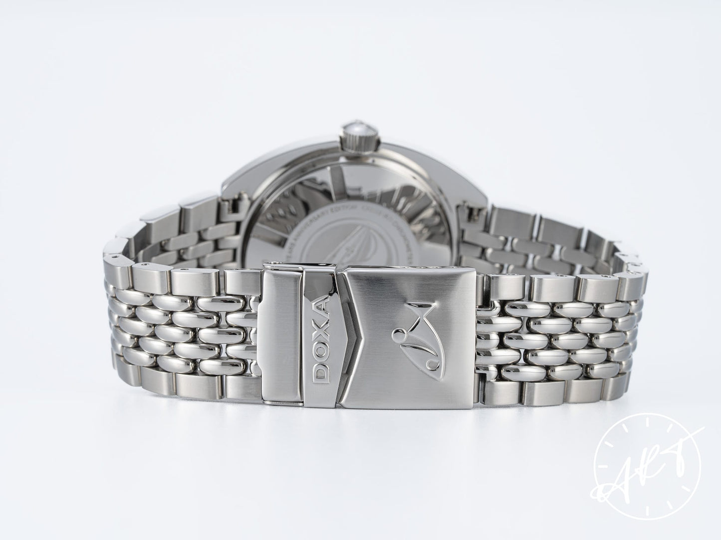 DOXA Sub 300 Orange Dial SS 50th Anniversary "Black Lung" Ltd Ed Watch BP