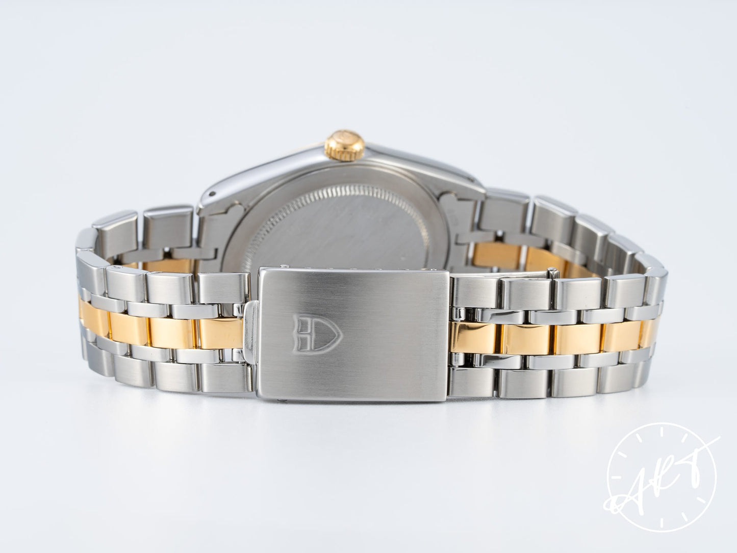 Tudor Prince Date Silver MOP Dial Two-Tone 18K Gold & SS Auto Watch 74033