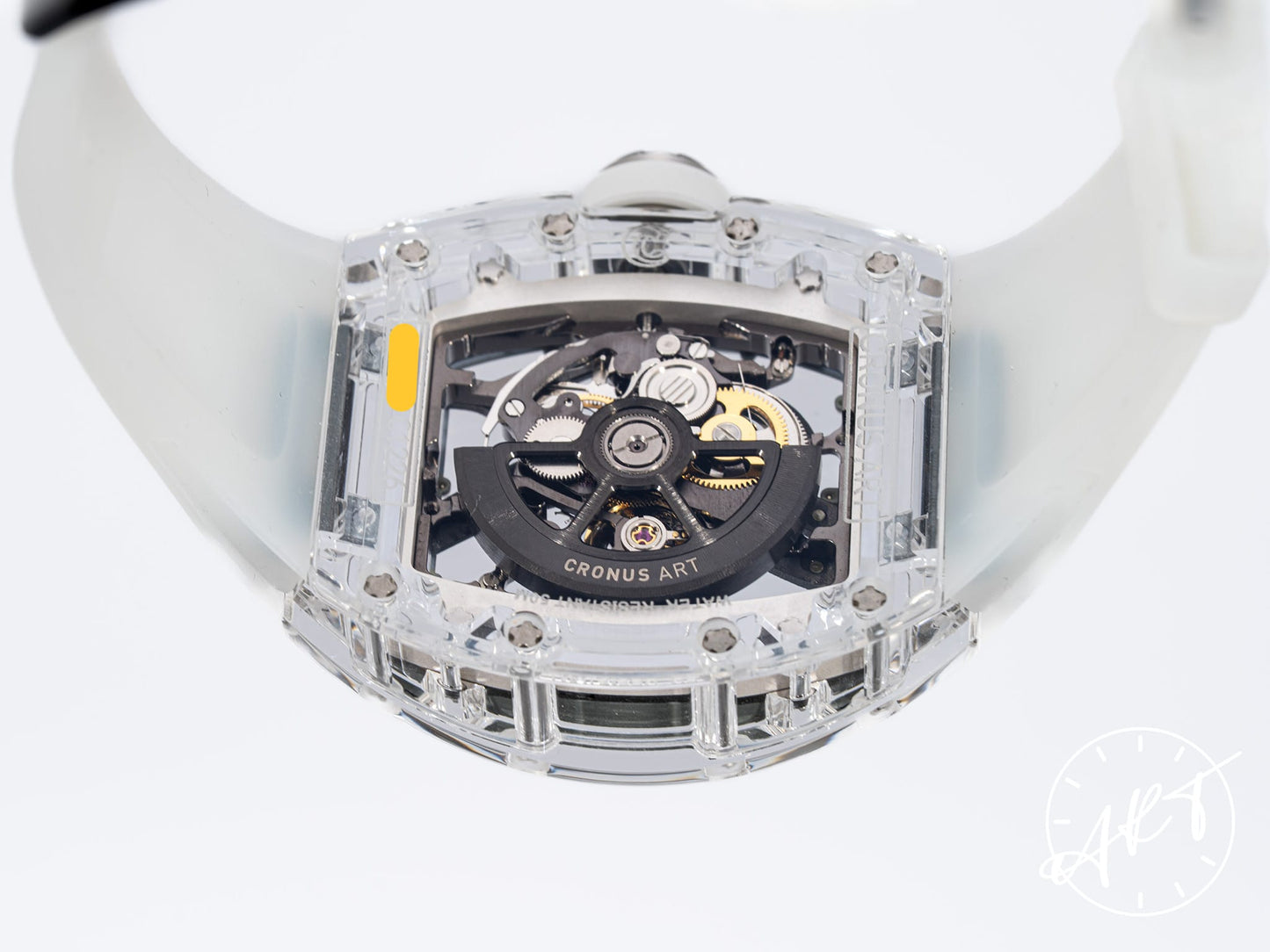 NEW Cronus Art Dreamland Skeleton Dial Crystal Auto Watch CM001-16S w/ B&P