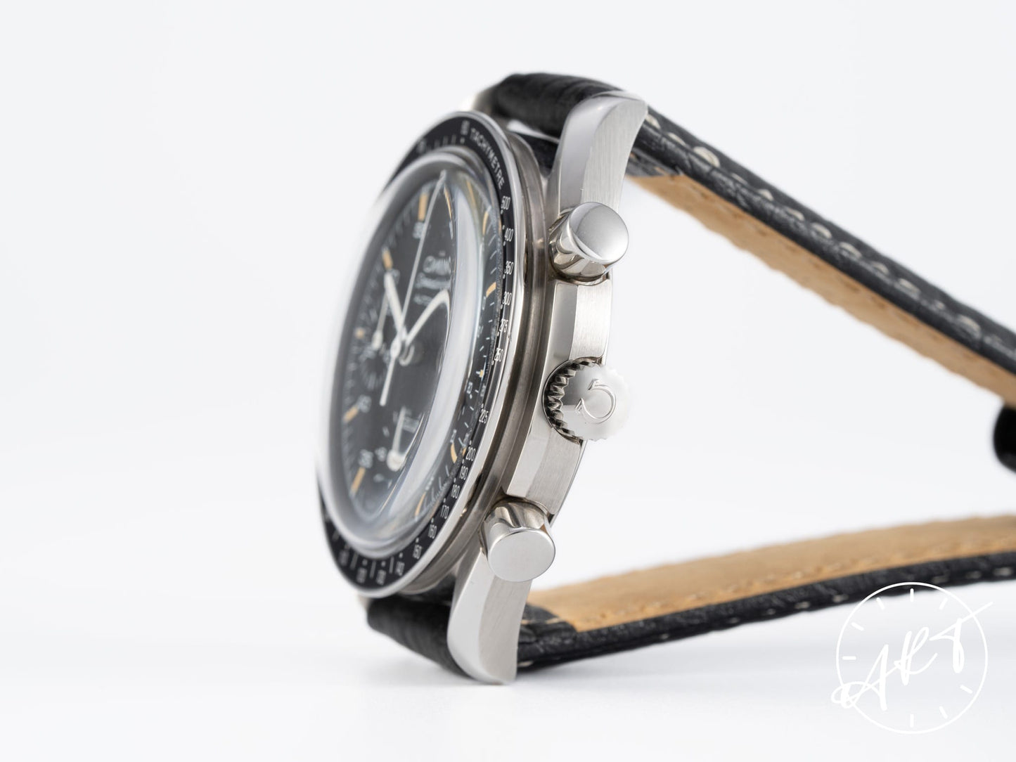 Omega Speedmaster Reduced Black Dial Lume Matching Patina Watch 3510.50.00