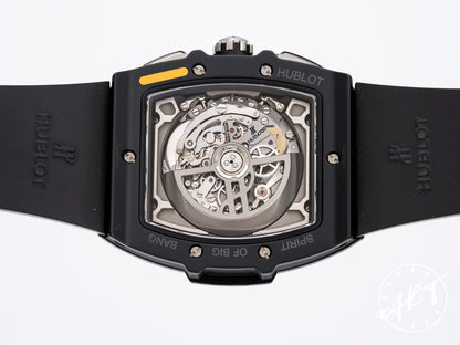 Hublot Spirit of Big Bang 45 Chrono Skeleton Dial “Black Magic” Ceramic Watch BP