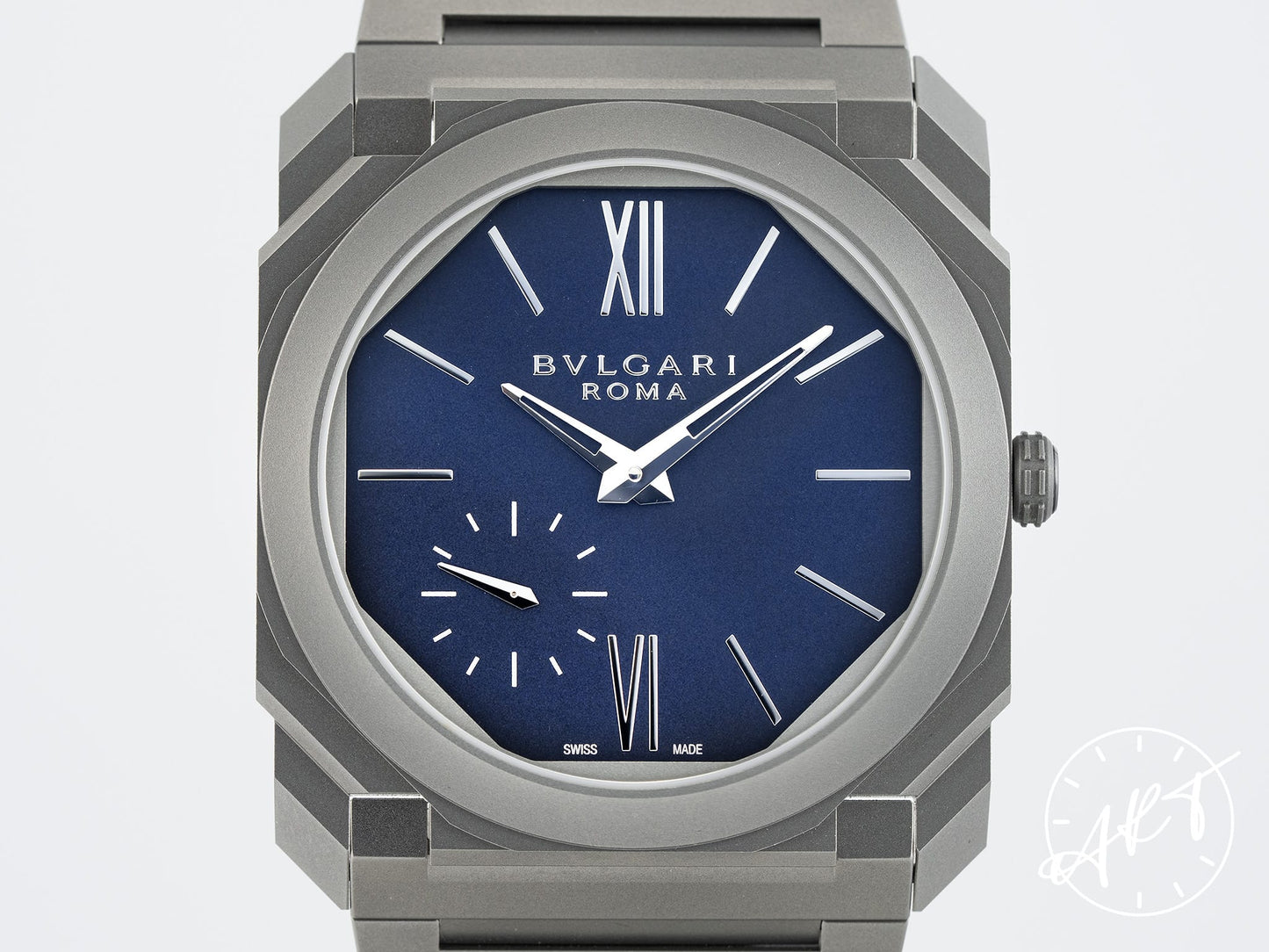 Bvlgari Octo Finissimo Blue Dial Titanium Kamine Kobe 30 Pcs Ltd Watch 103766 BP