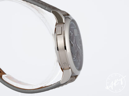 A. Lange & Söhne Lange 1 Moonphase Black Dial 18K White Gold Manual Watch 192.029 w/ B&P