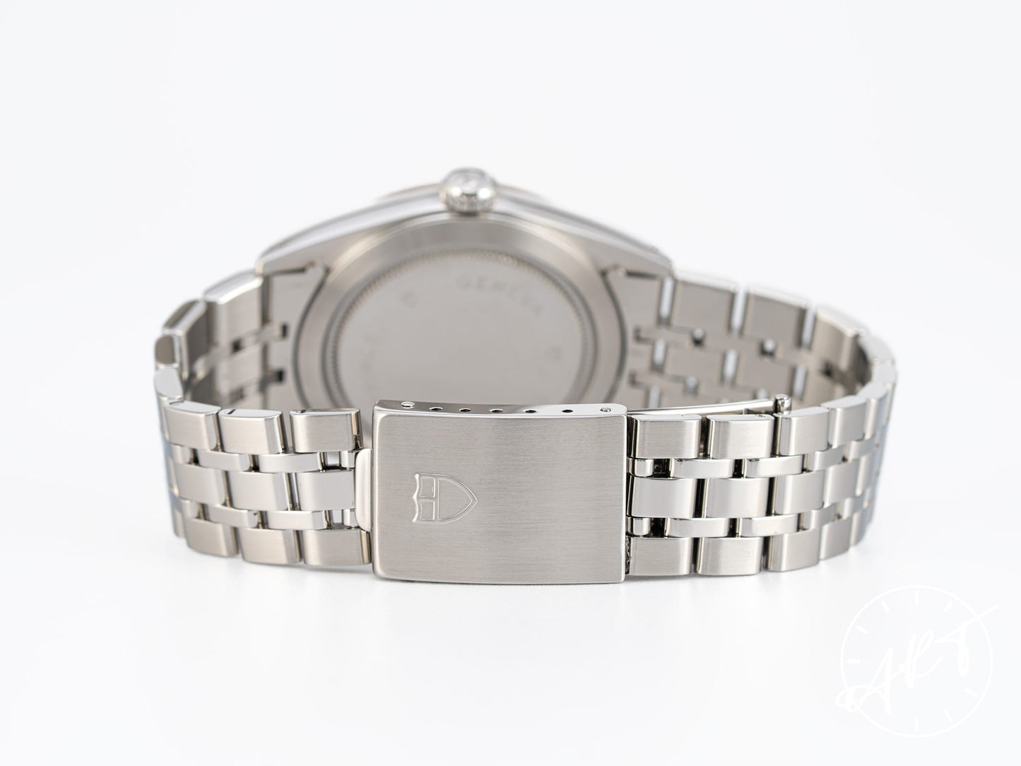 Tudor Prince Day-Date Silver Linen Dial SS Auto Watch 76214