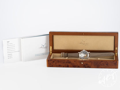 Breguet Tradition Power Reserve Silver Dial 18K WG Manual Watch 7057BB w/ B&P