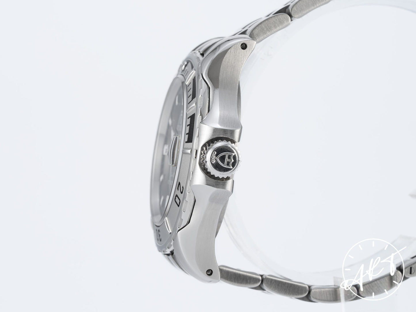 Tudor Prince Date Hydronaut Black Dial SS Auto Diver Watch 89190P w/ B&P