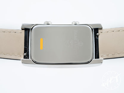 Baume & Mercier Hampton Dual Time Cream Dial SS Quartz Watch MV045121